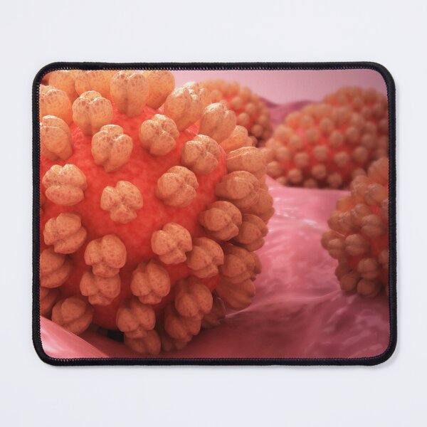 Item preview, STK701684H-Illustration of norovirus on surface. designed and sold by StocktrekImages.