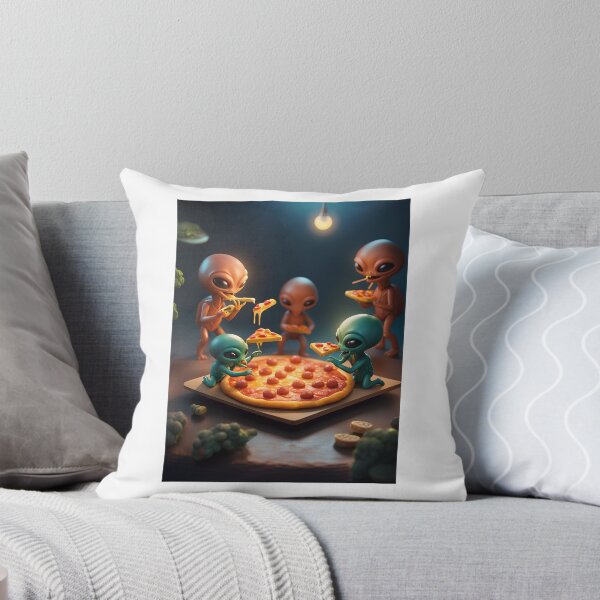 Item preview, Alien Pizza Night designed and sold by stuzle.