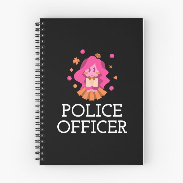 Item preview, Police Officer Design with Girly Character designed and sold by PRIVARSHU.
