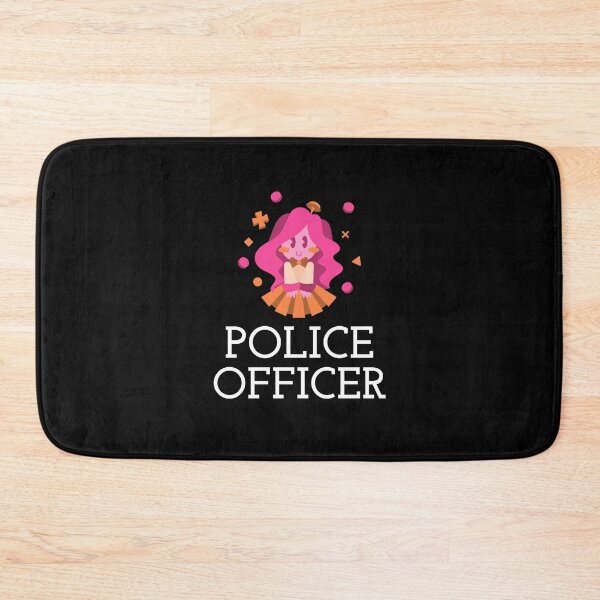 Item preview, Police Officer Design with Girly Character designed and sold by PRIVARSHU.