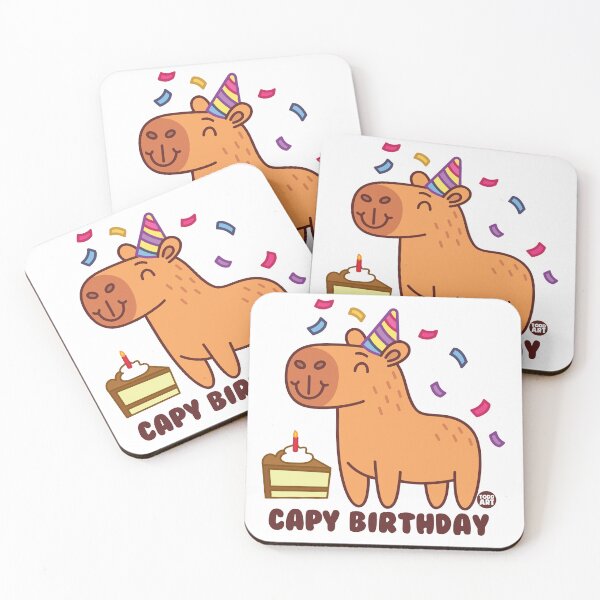 Item preview, CAPY BIRTHDAY CAPYBARA designed and sold by TODD GOLDMAN.
