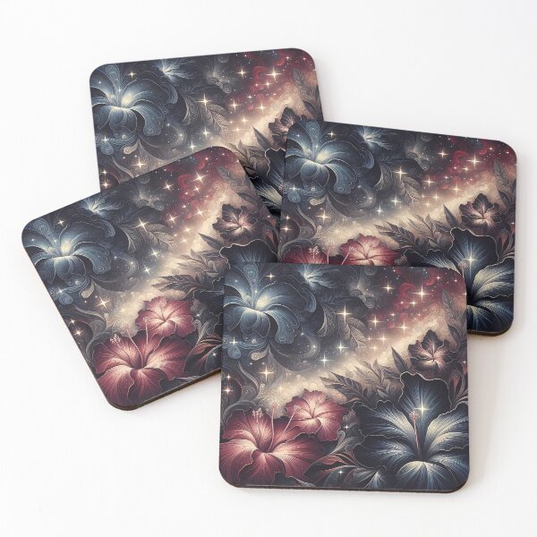 Item preview, Celestial Blossoms: A Fusion of Floral Elegance and Cosmic Wonder designed and sold by Vitalka-uk.