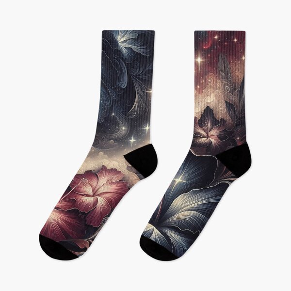 Item preview, Celestial Blossoms: A Fusion of Floral Elegance and Cosmic Wonder designed and sold by Vitalka-uk.
