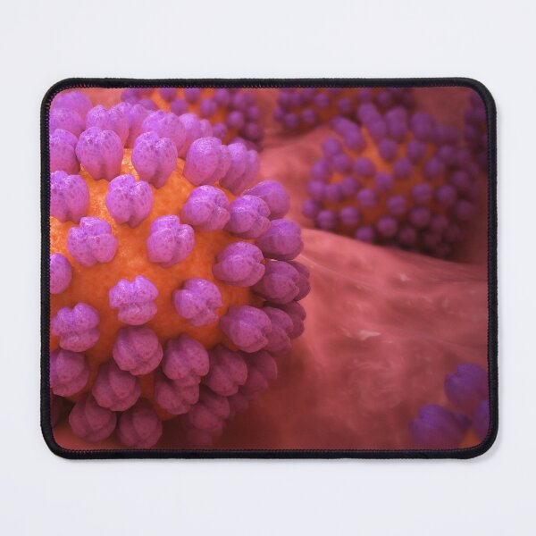 Item preview, STK701685H-Illustration of norovirus on surface. designed and sold by StocktrekImages.