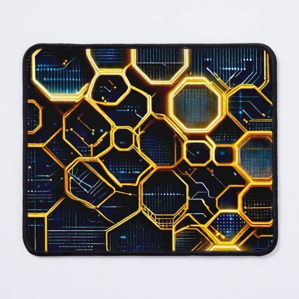 Item preview, Cyber octagon pattern designed and sold by MatrixTattoo.
