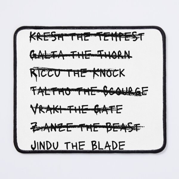 Item preview, Seven Blades in Black - Jindu the Blade designed and sold by tziggles.