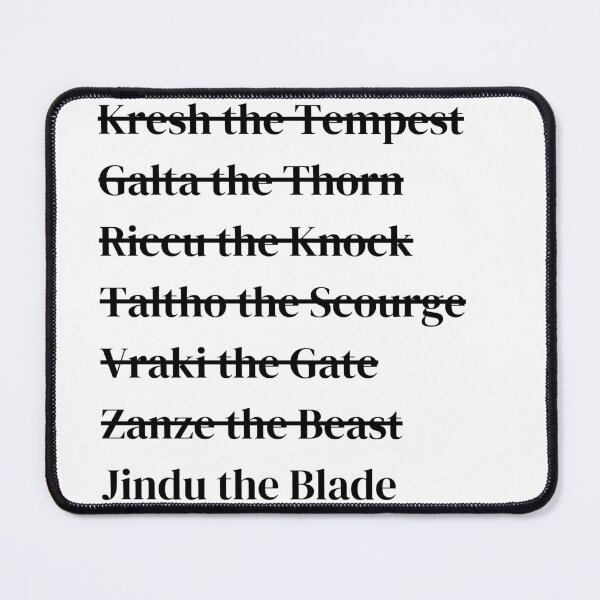 Item preview, Seven Blades in Black - Jindu the Blade designed and sold by tziggles.