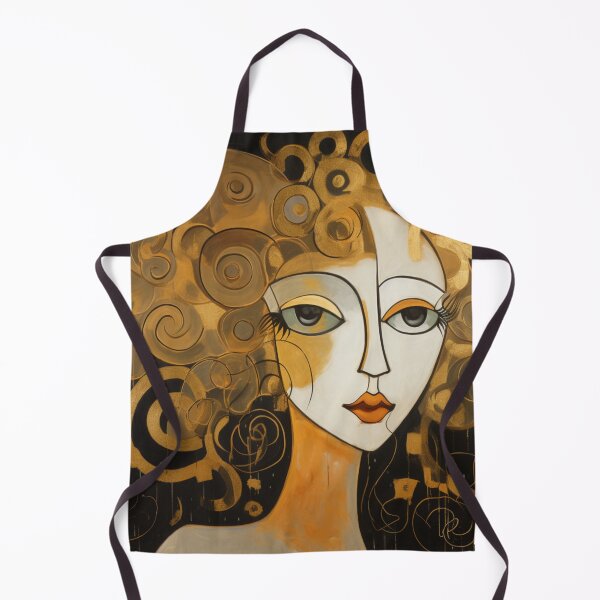 Item preview, Portrait of Woman Gold Metallic Abstract designed and sold by whitecat23.
