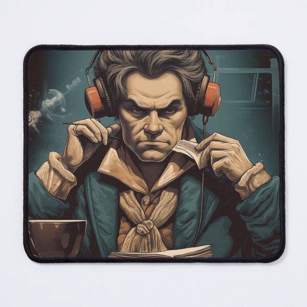 Item preview, Bethhoven Bet Hoven Poster Modern Meme Twist on the Classical Composer designed and sold by Printic.
