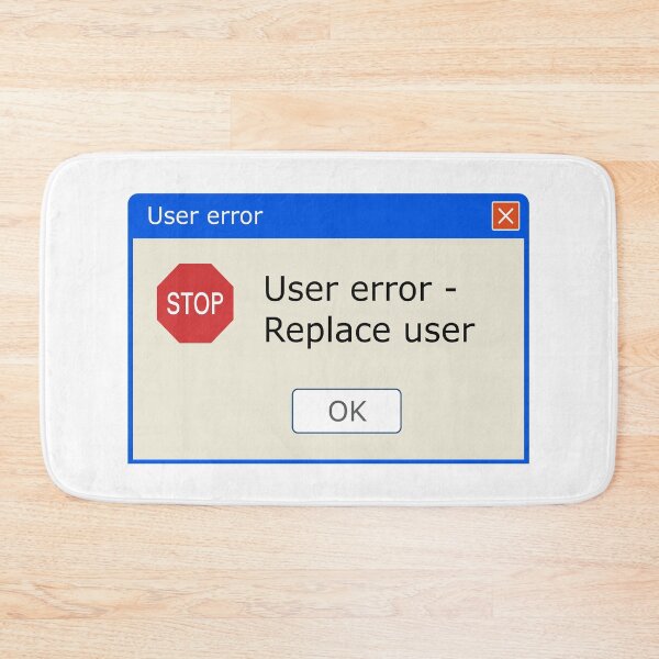 Item preview, User Error Replace User designed and sold by Retr0Tshirts.