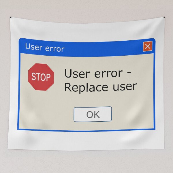 Item preview, User Error Replace User designed and sold by Retr0Tshirts.