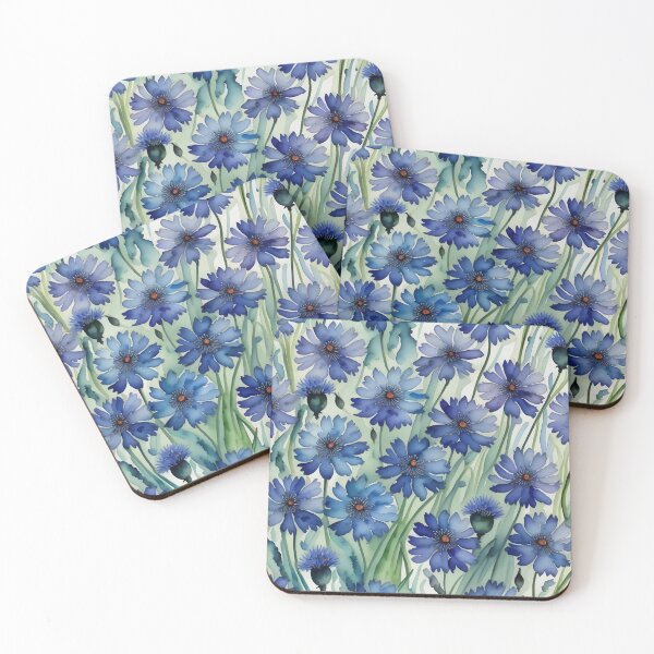 Item preview, cornflower pattern in watercolor designed and sold by Nolan6.