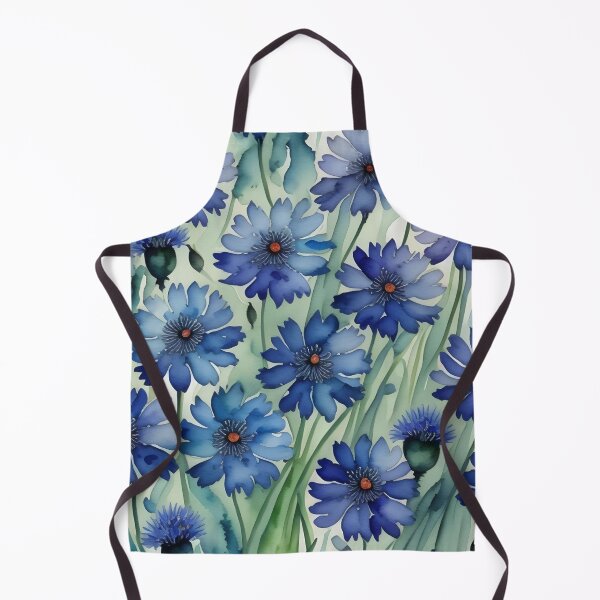 Item preview, cornflower pattern in watercolor designed and sold by Nolan6.