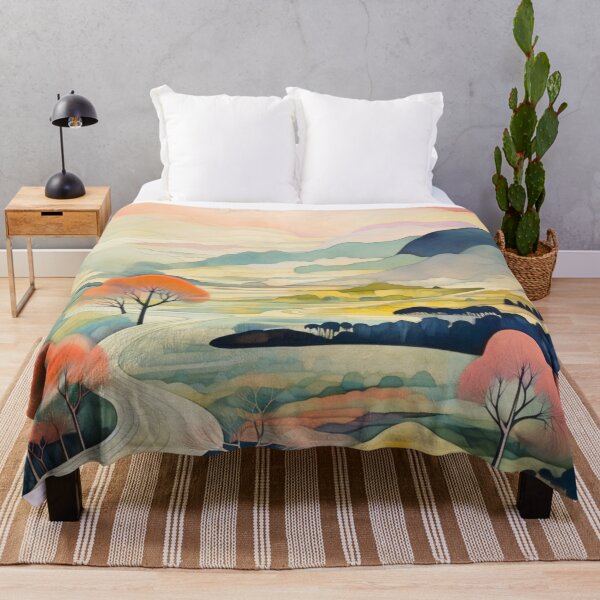 Item preview, Pastel Coloured Landscape designed and sold by whitecat23.
