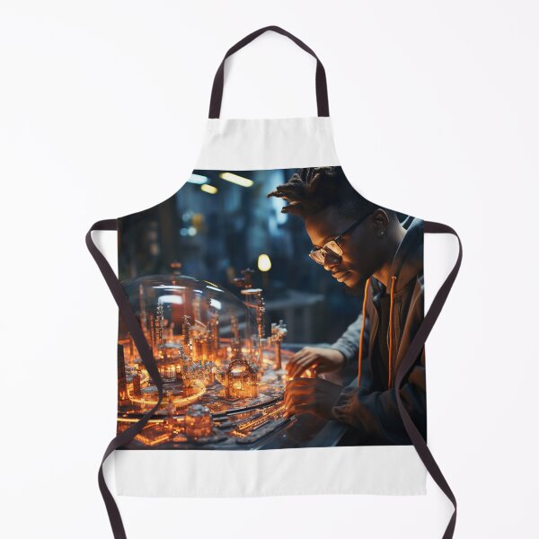 Item preview, From Blueprint to Hologram: A Black Architect's Dream of Eco-City Living designed and sold by TheBrainArt.