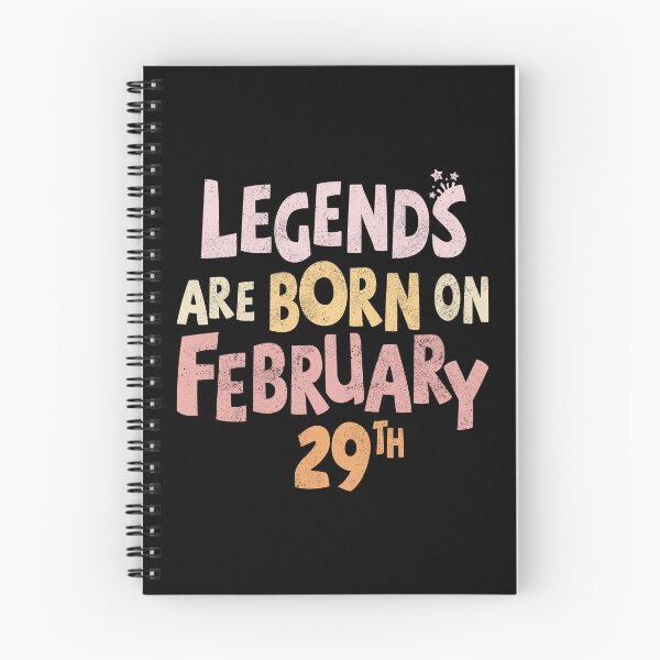 Item preview, Legends are born on February 29th designed and sold by Line2Rhyme.