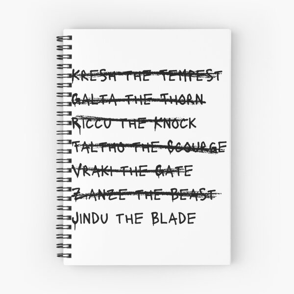 Item preview, Seven Blades in Black - Jindu the Blade designed and sold by tziggles.