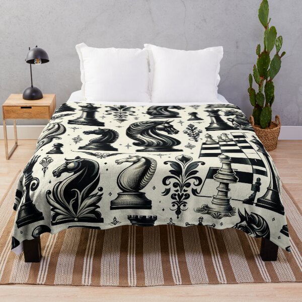 Item preview, Grandmaster's Tapestry: A Chessboard Elegance designed and sold by ryspayevkaisar.