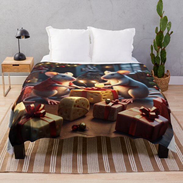 Item preview, Cheese Ribbons: Mice's Cozy Gift-Wrapping Haven designed and sold by RealisticAi.