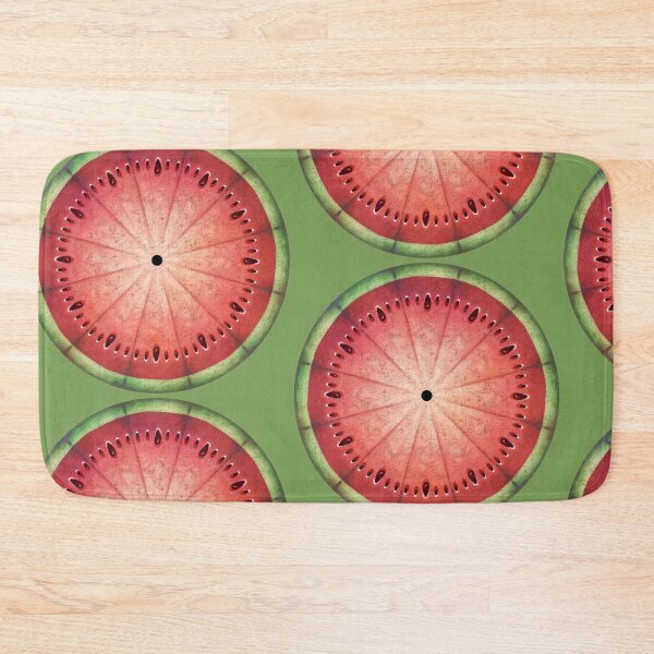 Item preview, Watermelon shaped for wall clocks designed and sold by TMZartes.