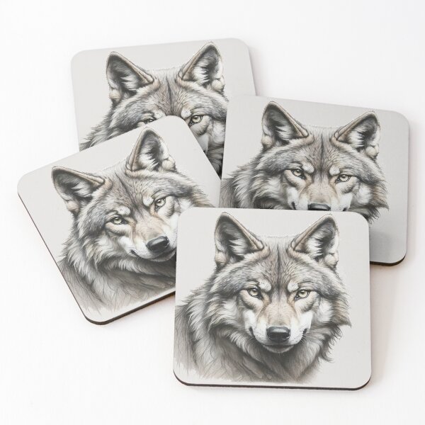Item preview, Wolf Study designed and sold by RailtonArt.
