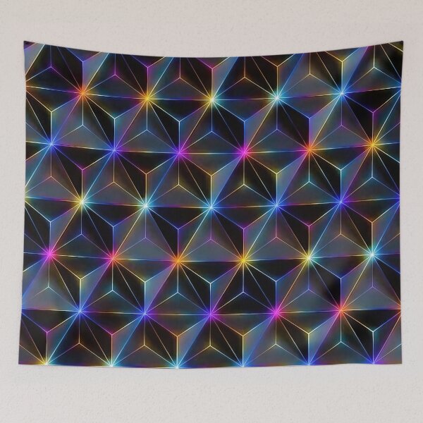 Item preview, Dreamy multicolored abstract geometric design designed and sold by fotoryum.