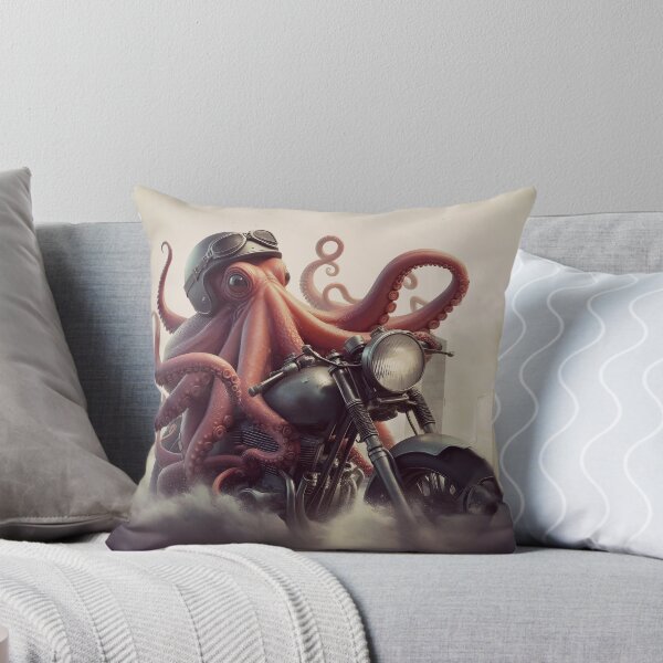 Item preview, Rocker octopus, octopus as a rocker on a motorcycle designed and sold by Wallisart.