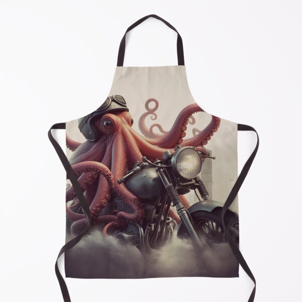 Item preview, Rocker octopus, octopus as a rocker on a motorcycle designed and sold by Wallisart.