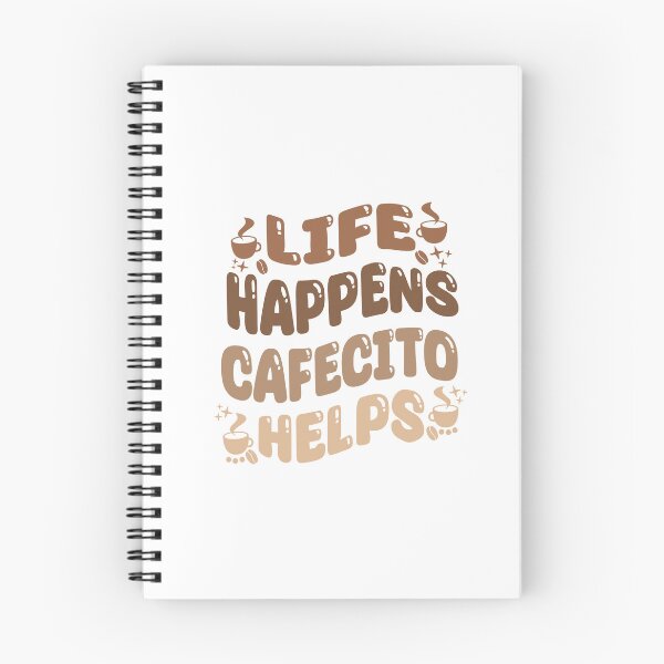 Item preview, Funny Colombian Coffe Quotes Life Happens Cafecito Helps designed and sold by saadabs.