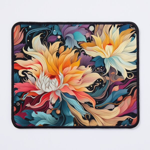 Item preview, Floral Print Bright and Bold designed and sold by whitecat23.