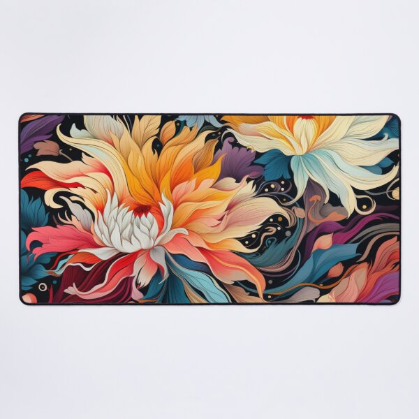 Item preview, Floral Print Bright and Bold designed and sold by whitecat23.