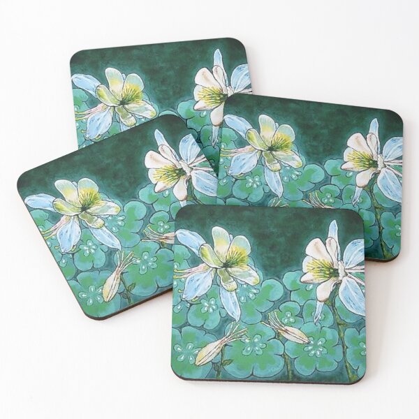 Item preview, Columbine flowers designed and sold by janjacbu.