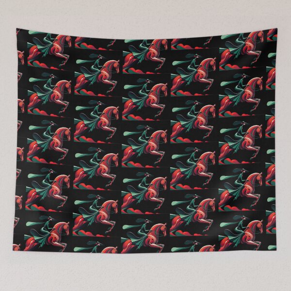 Item preview, Equestrian Elegance: A Dynamic Dance designed and sold by artwaves.