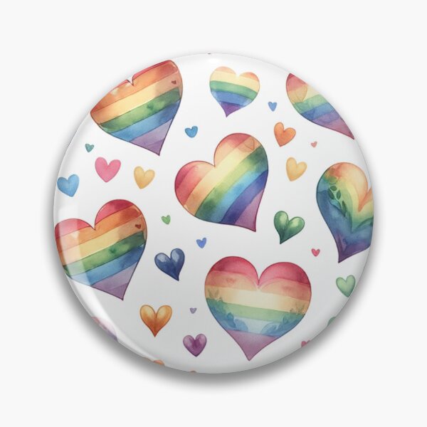 Item preview, Multiple Watercolor hearts for LGBTQ  and couple designed and sold by Pord4Art.