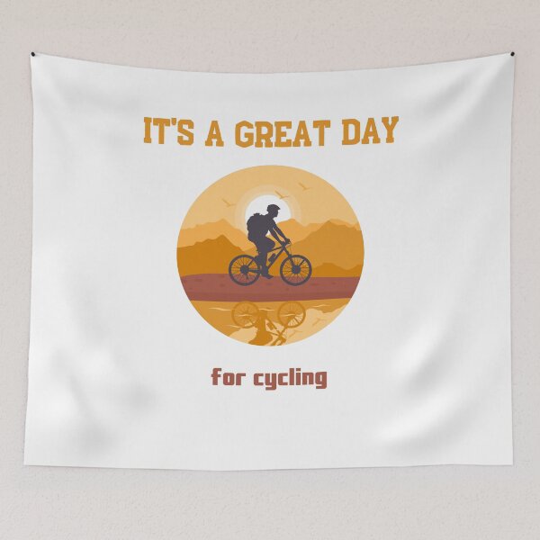Item preview, It's a great day for cycling designed and sold by ShopWearInspire.