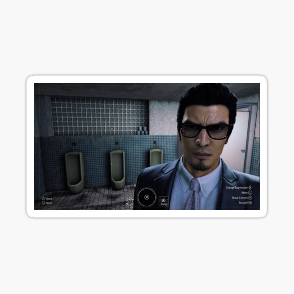 Item preview, Kiryu Urinal Selfie  designed and sold by MerikuroCreates.