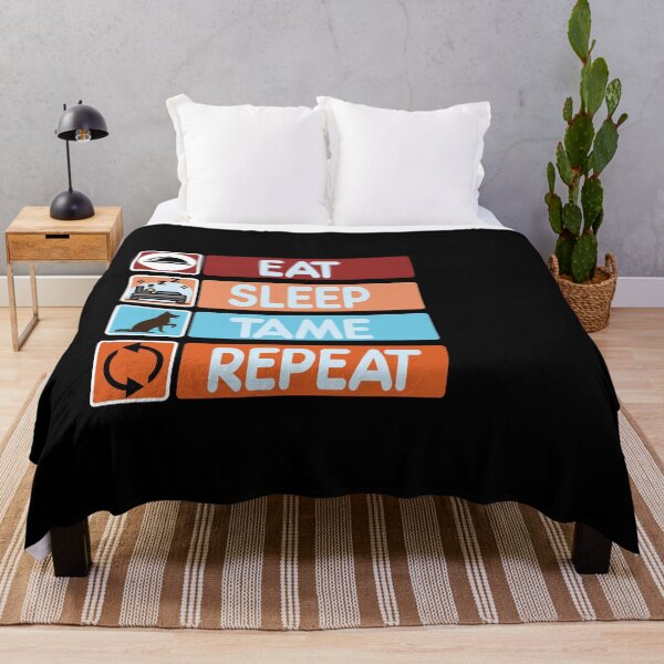 Item preview, eat sleep tame repeat designed and sold by Creative-Wolf16.