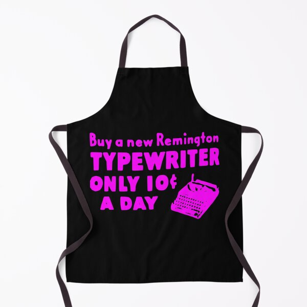 Item preview, Old Ad 10 CENTS Remington Typewriter Vintage Fuchsia designed and sold by Marni Scofidio Desi9ns.