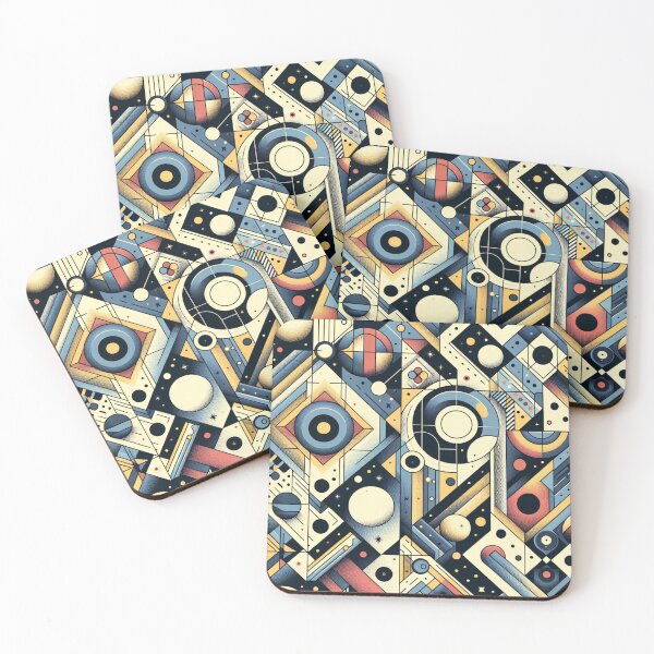 Item preview, Geometric Harmony: A Modern Mosaic designed and sold by ryspayevkaisar.