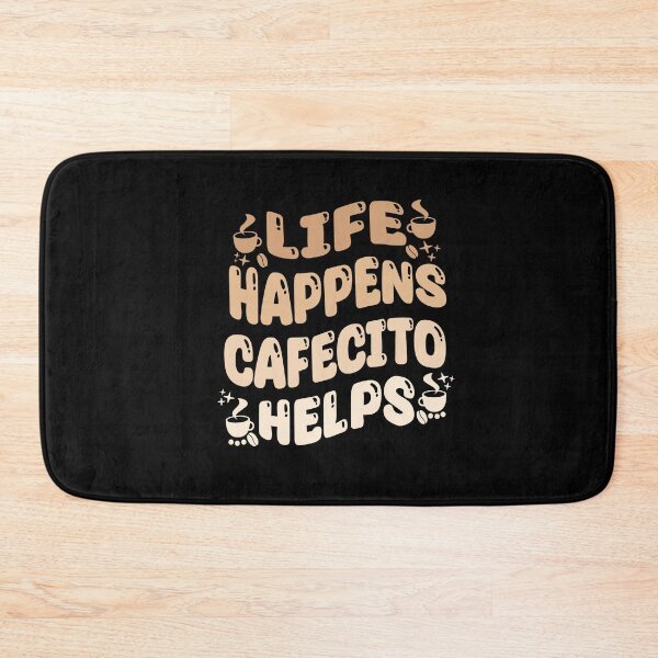 Item preview, Funny Colombian Coffe Quotes Life Happens Cafecito Helps designed and sold by saadabs.