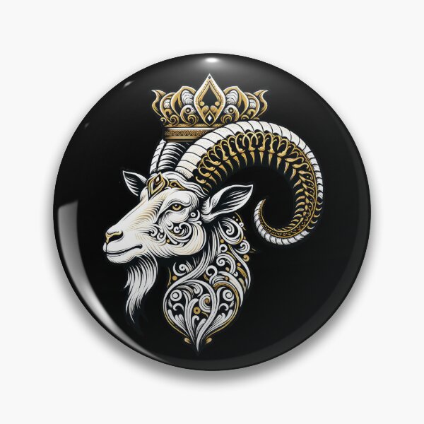 Item preview, Regal Capricorn: Majestic Intricacy designed and sold by artwaves.