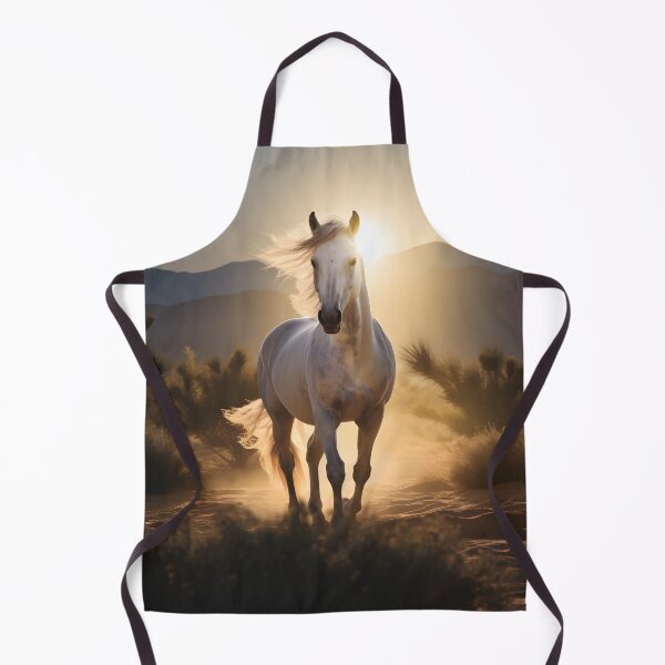 Item preview, Cinematic photography of a white horse designed and sold by dcrc.