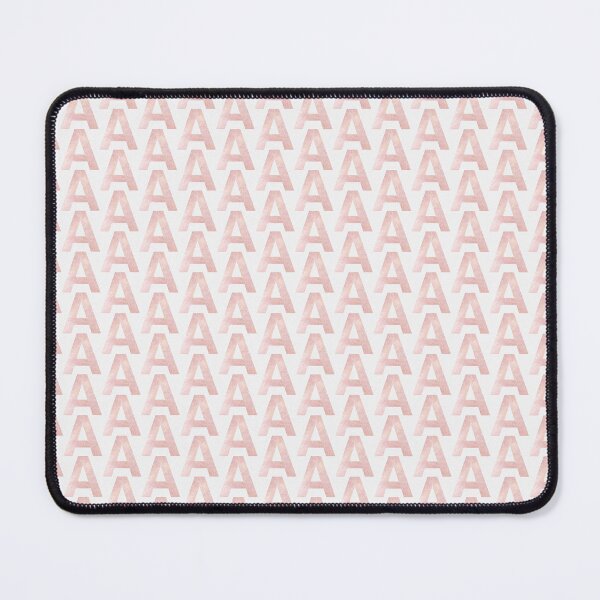 Item preview, Initial A with pink marble effect designed and sold by alessiazoe.