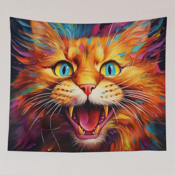 Item preview, Frenzy Cat 95 designed and sold by MyFancyDesigns.