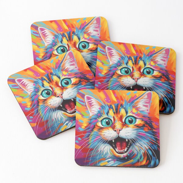 Item preview, Frenzy Cat 96 designed and sold by MyFancyDesigns.