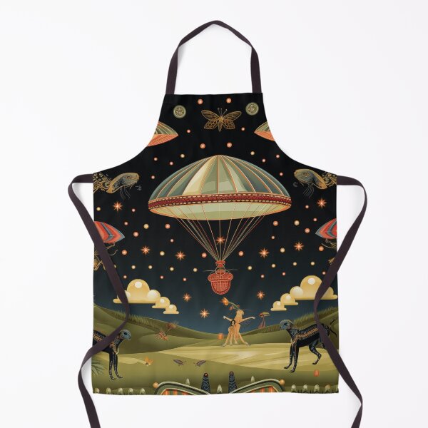 Item preview, Cosmic Whimsy Featuring UFOs and Cats designed and sold by Bokabo.