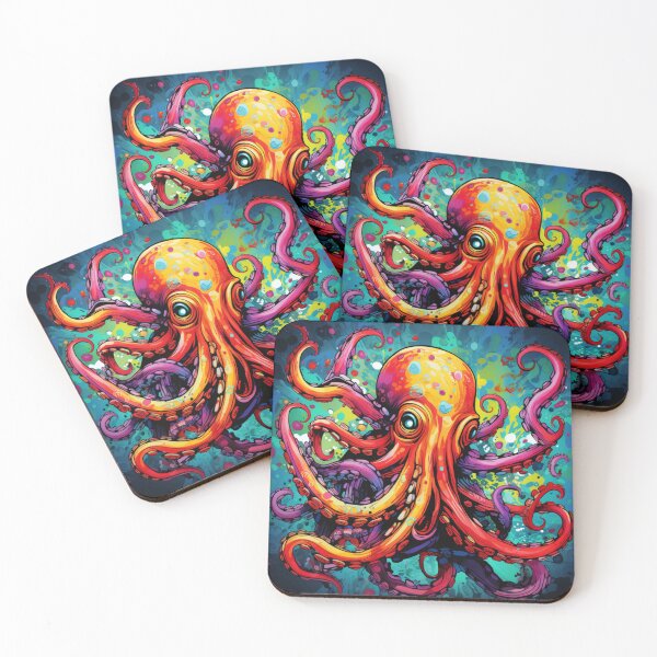 Item preview, Octopus Bright and Bold designed and sold by whitecat23.