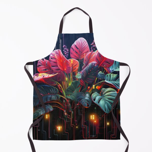Item preview, Blend of digital data and vibrant plant print designed and sold by dcrc.