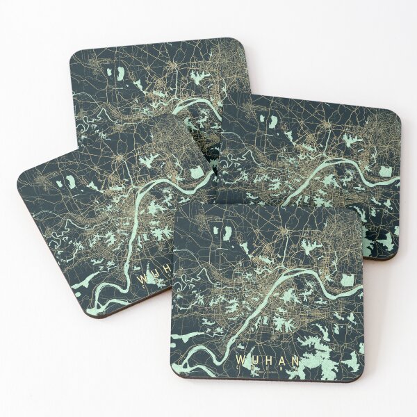 Item preview, Wuhan City Map of Hubei, China - Summer designed and sold by deMAP.