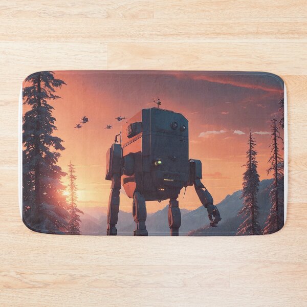 Aperçu de l'œuvre Robot rétro de science-fiction créée et vendue par ADP76.